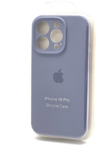 Чехол Silicon Power для Apple iPhone 16 Pro серо-голубой
