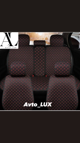 Avto_LUX универсальный чехол красный, черный