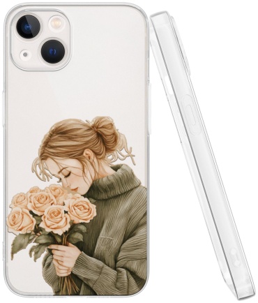 Чехол Mcover для Apple iPhone 13 рисунок