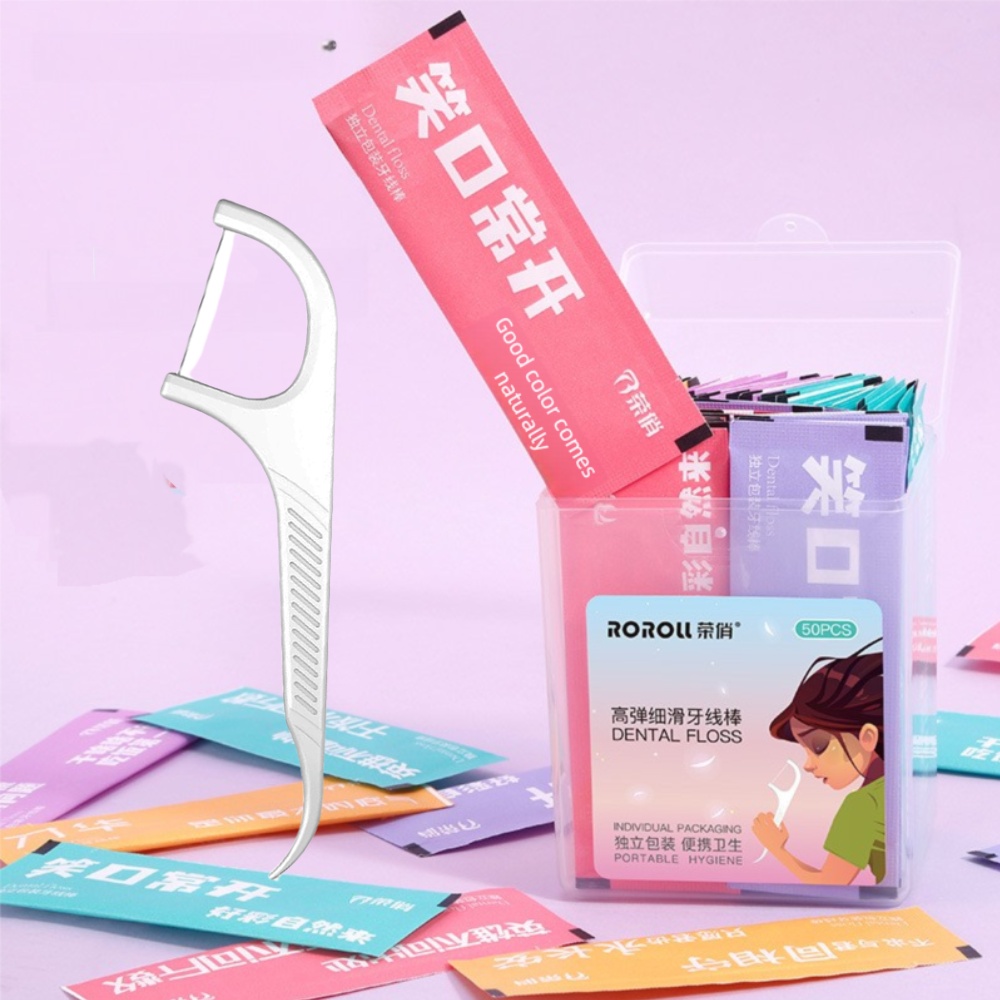 ROROLL Dental Floss флоссер 50 шт