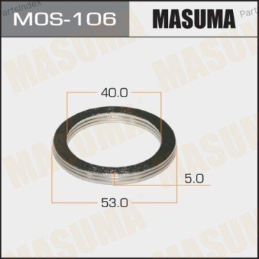 Masuma Кольцо Уплотнительное Системы ОГ MOS106
