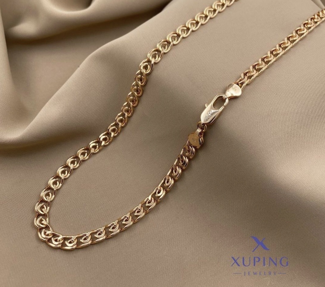 Цепь Xuping Jewelry длина 55 см медицинское золото без вставок