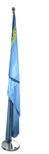 Флагшток серебристый 2.6м 260x36 см