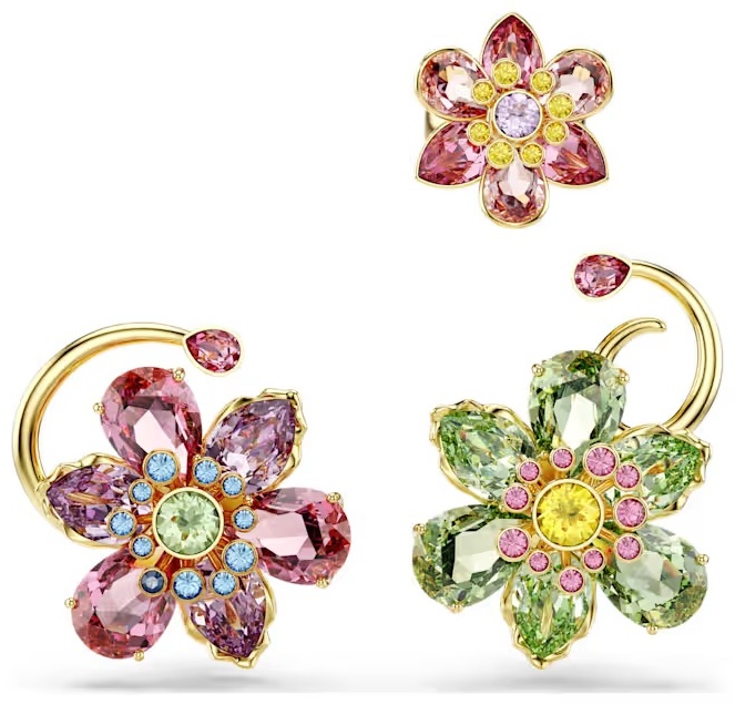 Кафф Swarovski ювелирный сплав, кристаллы Swarovski