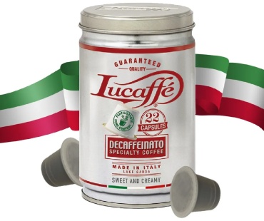 Капсулы кофе Lucaffe Decaffeinato 22 шт