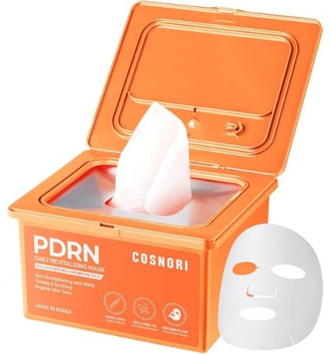 Маска для лица COSNORI тканевая PDRN Daily Revitalizing Mask 30 шт