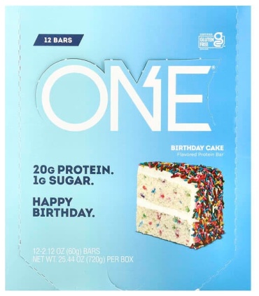 One Brands батончик birthday cake 12 шт