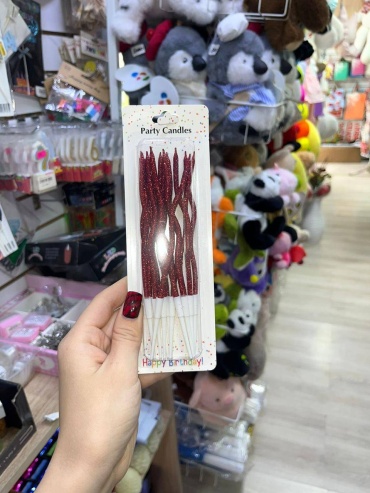 Свеча Svet for you спираль, 10 шт 10 см