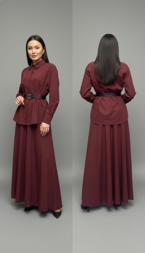 Костюм деловой UNAR EXCLUSIVE бордовый