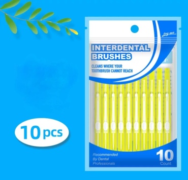 INTERDENTAL BRUSHES щетка для брекетов средняя 10 шт