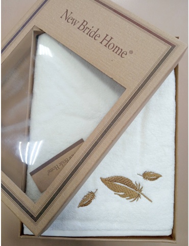 Полотенце New Bride Home 150x85 см, хлопок, махровая ткань, 1 шт,