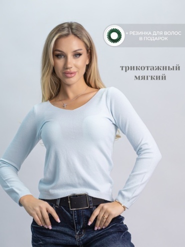 Лонгслив alinashoes без принта электро