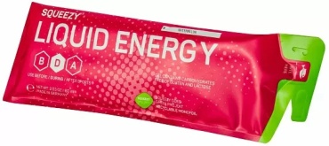 SQUEEZY энергетический гель LIQUID ENERGY GEL WATERMELON (арбуз) 1шт. 60 мл