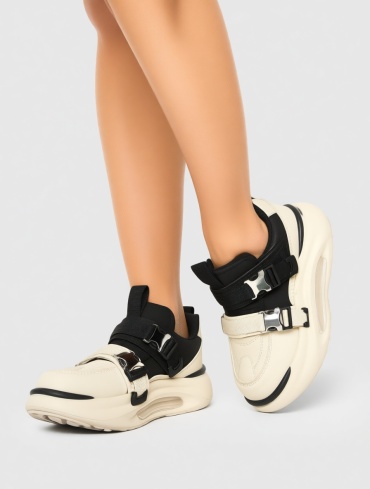 Кроссовки FASHION бежевый
