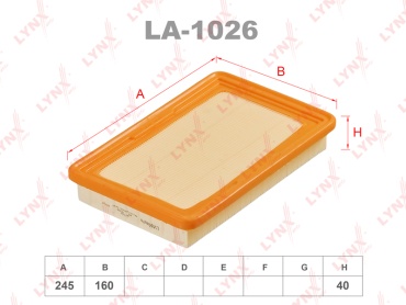 LYNXauto масляный фильтр LA-1026