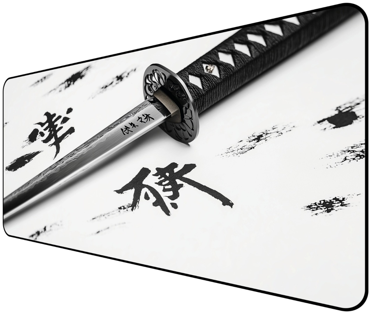Коврик для мыши DART Katana white 900x400x3 мм черный