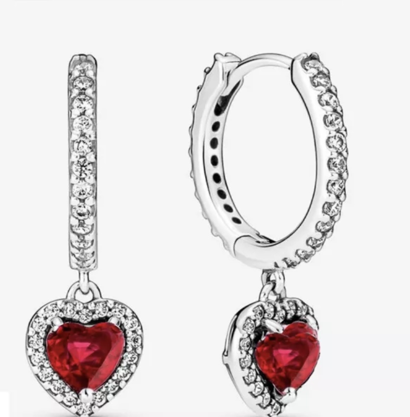Серьги Argentum SymoSilver серьги вес 3.5 г серебро, рубин