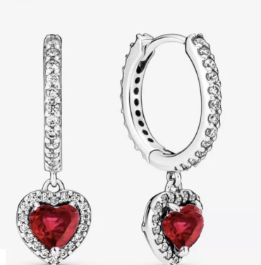 Серьги Argentum SymoSilver серьги вес 3.5 г серебро, рубин