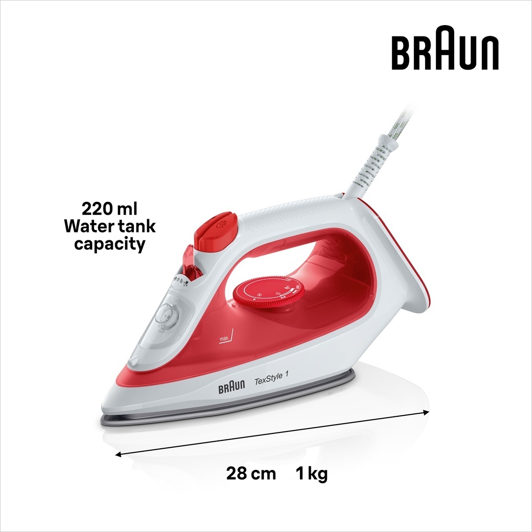 Утюг Braun SI1019RD красный — фото 4