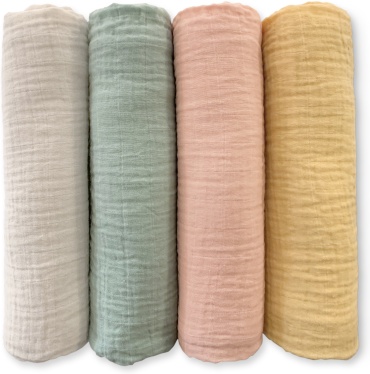 Пеленка текстильная Swaddle Designs Spring Garden SDM-1014-V7, 4 шт, 118x118 см
