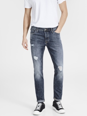 Джинсы зауженные Jack&Jones голубой