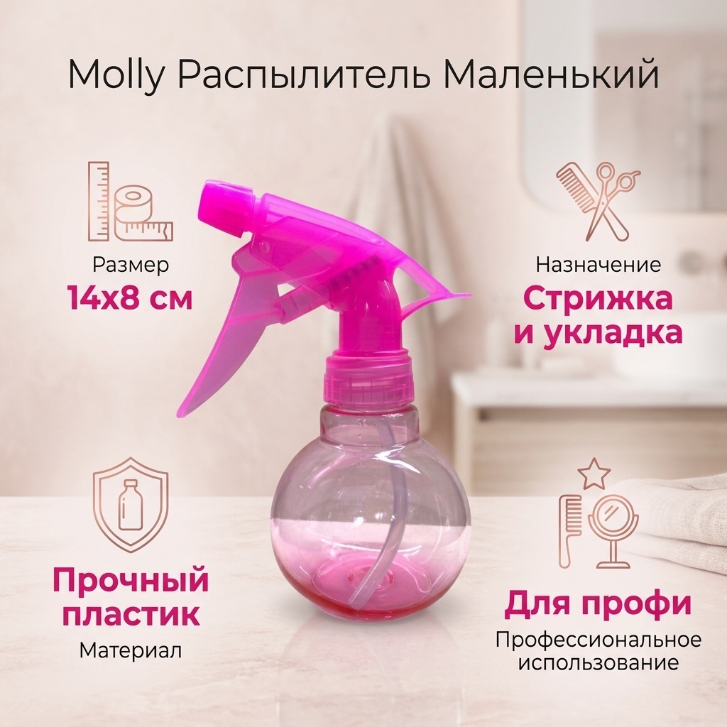 Molly распылитель парикмахерский маленький
