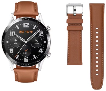 Ремешок для Huawei Watch GT 2, Watch GT 2e, Watch GT 2 Pro, Watch GT, Watch 4 коричневый