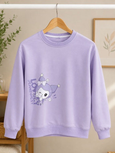 Свитшот Hello Kitty Hello Kitty Kuromi сиреневый