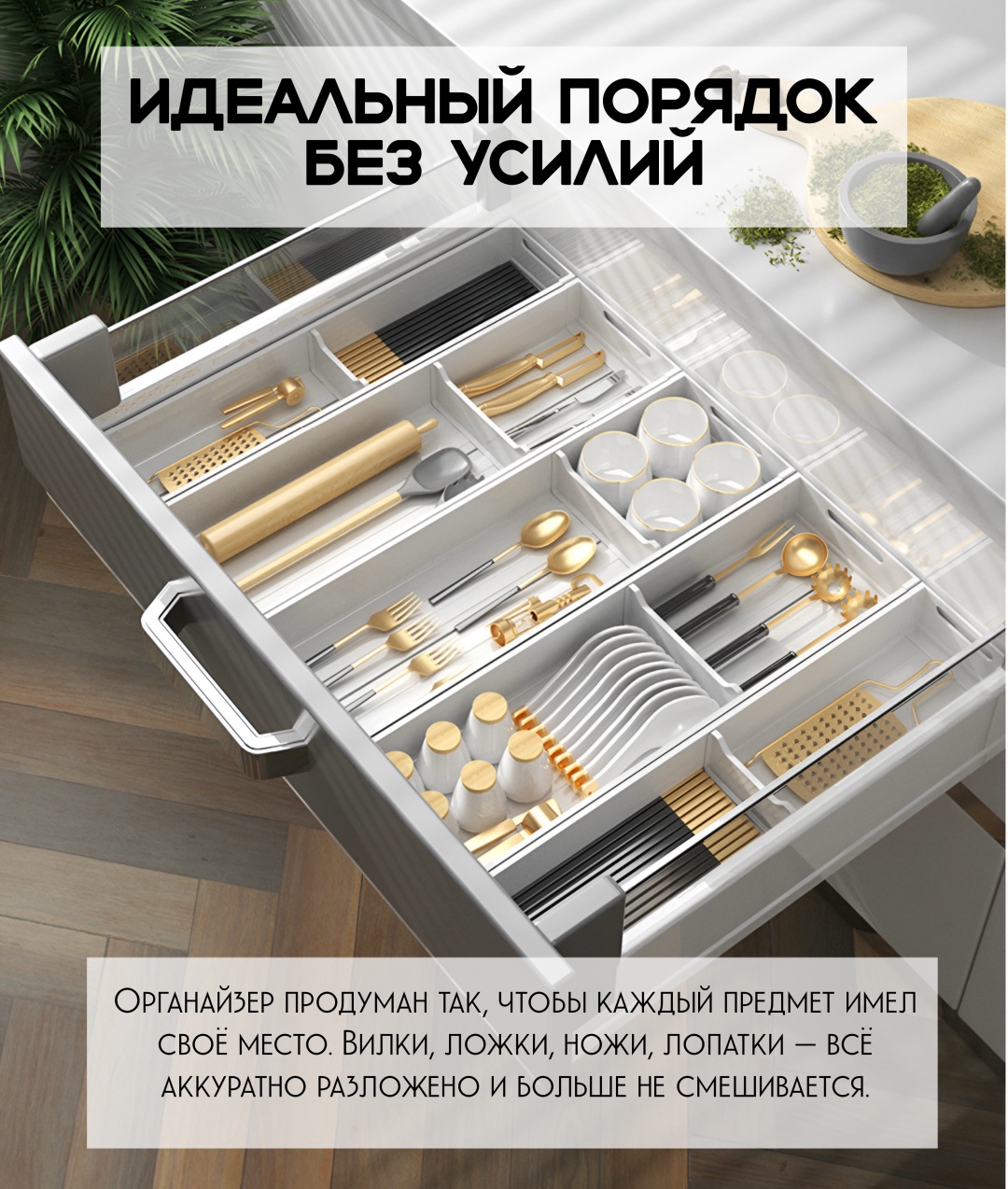 Лоток-вкладыш алюминий