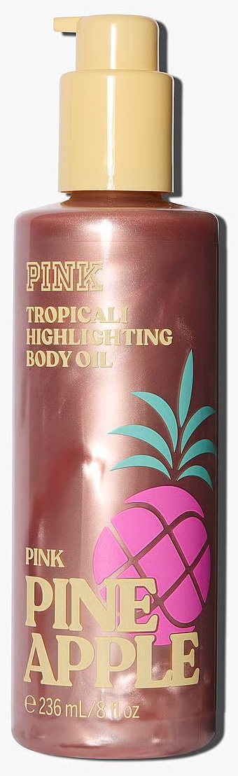 Victoria’s Secret Сияющее масло для тела Pink Pineapple масло-хайлайтер для тела 236 мл