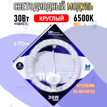 Prosvet светодиодный модуль 30 Вт 6500К белый 1 шт