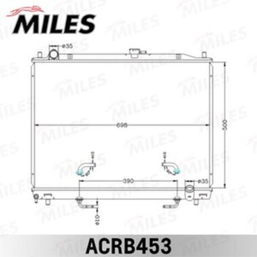 MILES радиатор основной ACRB453