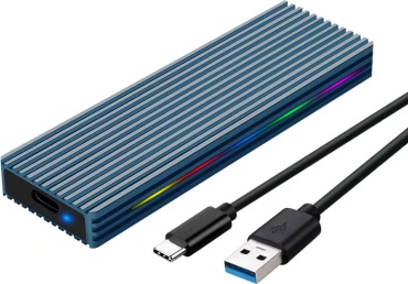 NVMe/NGFF RGB синий