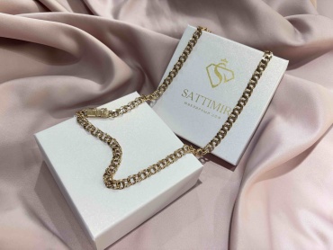 Gold jewelry 9292929 длина 55 см, вес 16.38 г золото, плетение бисмарк