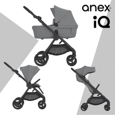 Коляска трансформер Anex IQ, серый