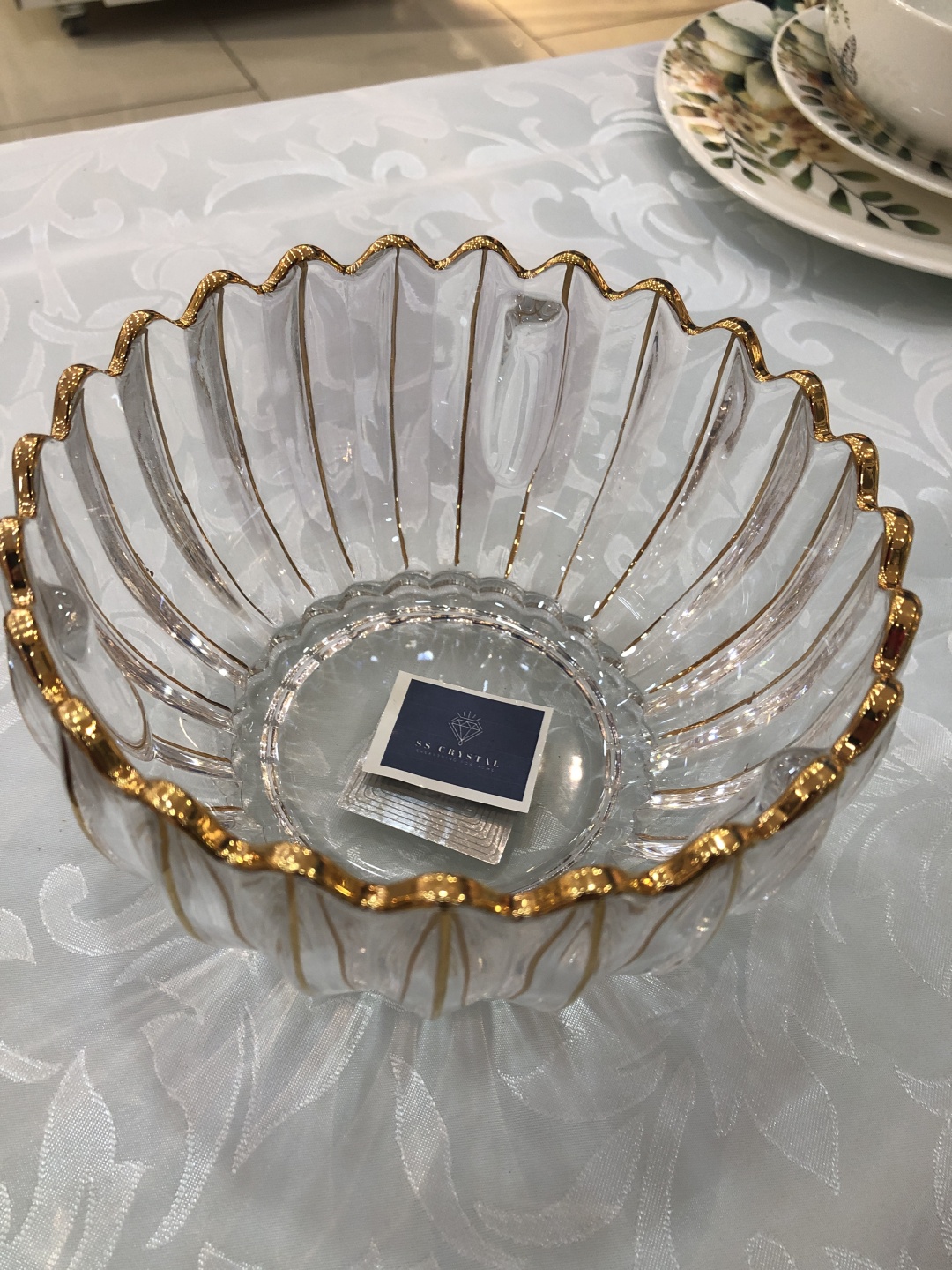 Салатник SS Crystal 16х16 см, стекло, 1 шт