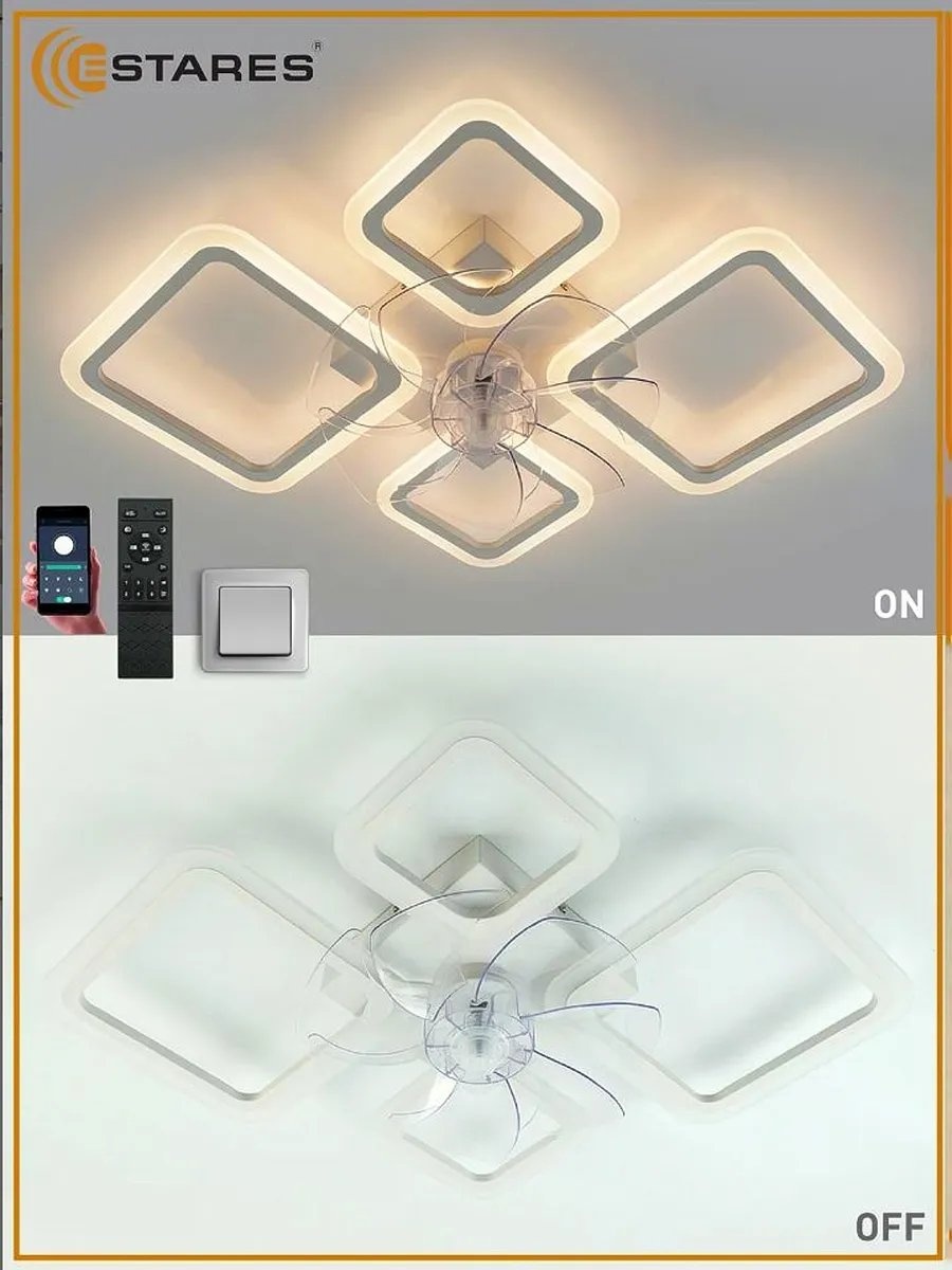 Люстра потолочная LED, кол-во ламп: 32 шт