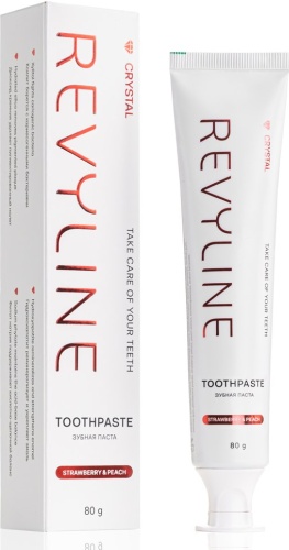 Revyline зубная паста Crystal Strawberry Peach 80 г
