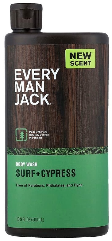 Every Man Jack гель для душа, прилив + кипарис, 500 мл гель 500 мл
