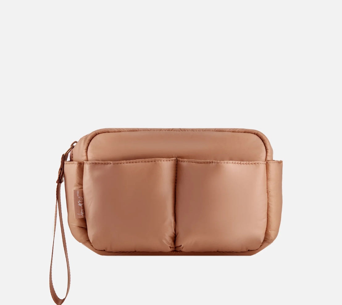 FOR ME косметичка полиамид коричневый 15.24X15.24 см