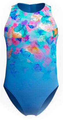 Слитный купальник Speedo синий, розовый