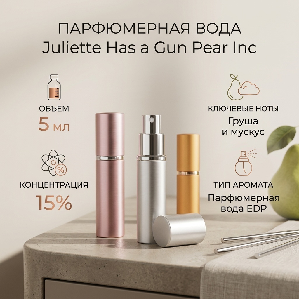 Juliette Has a Gun Pear Inc парфюмерная вода EDP 5 мл, для женщин