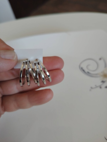 Серьги FASHION бижутерный сплав, без вставок