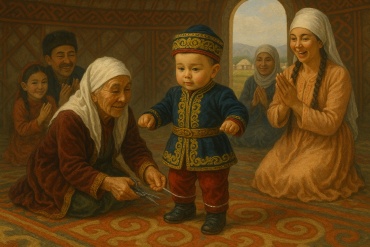 Картина Тұсаукесер 90x60 см