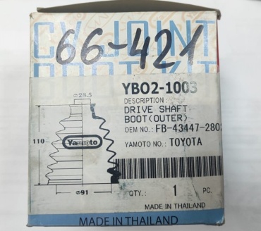 MAK пыльник шруса наружного YB02-1003