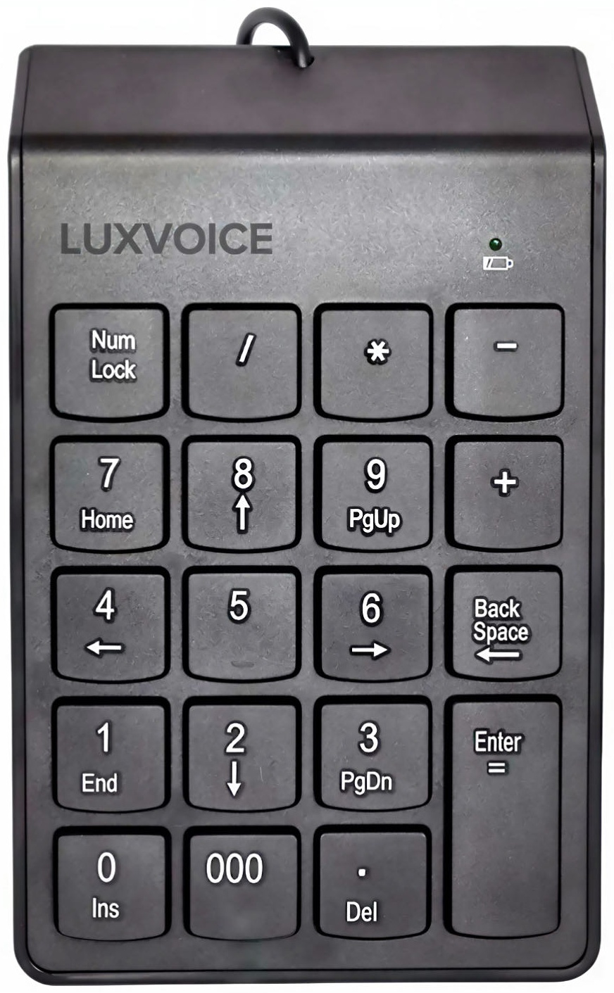 Клавиатура LuxVoice K-07 черный