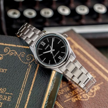 Кварцевые CASIO LTP-V005D-1B2UDF нержавеющая сталь