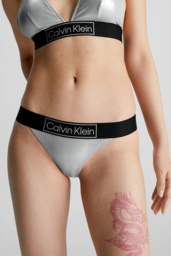 Плавки Calvin Klein серебристый