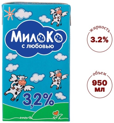 Милоко молокосодержащий продукт 3.2% 950 мл