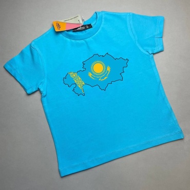 Футболка Alisu kids Kazakhstan голубой